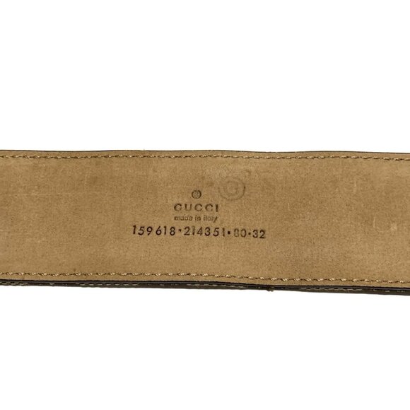 GUCCI - Beige Jacquard Belt 215-031125 - Picture 5 of 5